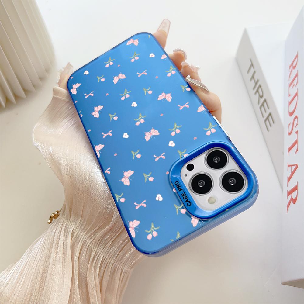 Окрашенный узор, красочный серебристый, двухсторонний, жесткий, противоударный чехол для телефона Vivo