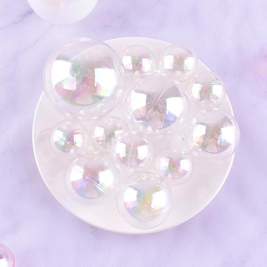 10Pcs Cake Decoration Ball Transparent Christmas Tree Wedding Party Cake Decorating Ball Bakery Supplies