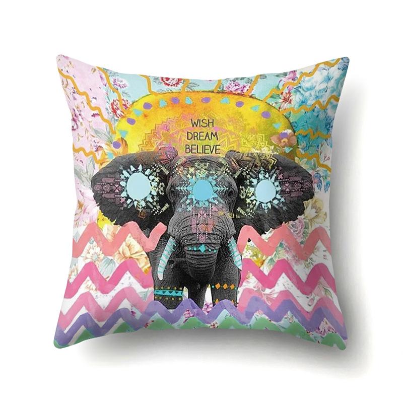 Polyester Pillowcase Automobile Decoration Home Printed Pillowcase