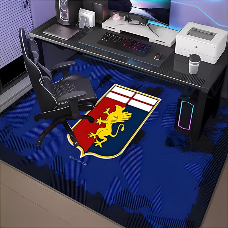 1PC Lion Shield Genoa Floor Mat for Living Room, Game Rooms, Office, Bedroom, Office Floor Mat Playful Design, Christmas fan gifts