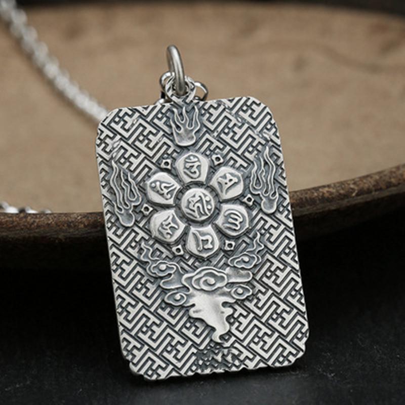 Ожерелье с подвеской в виде дракона в китайском стиле для мужчин, классическая подвеска для власти