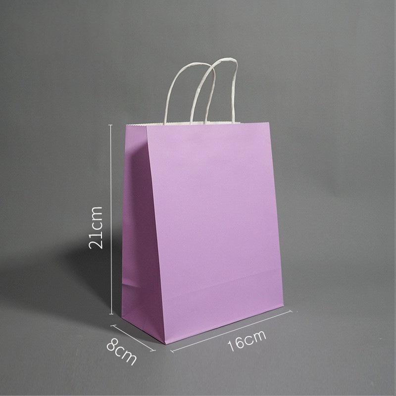 Переплетенная бумага Крафт сумки подарка ресиклабле небольших ручек сумок партии добычи свадьбы