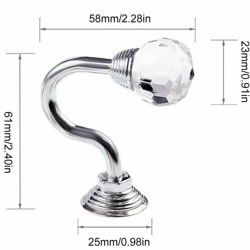 2X вешалка для штор, настенные подхваты, крючки, держатель для штор, задняя подвязка