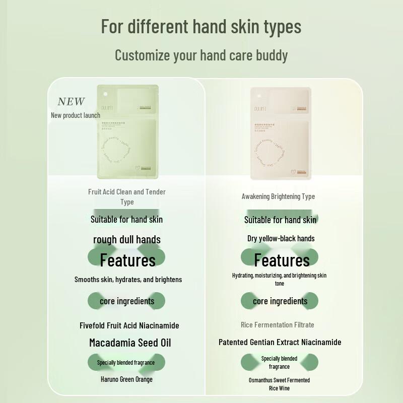 Baojimi 2-Step Brightening & Exfoliating Hand Mask