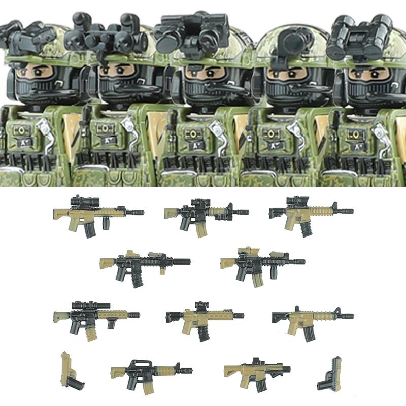 Городской Коммандос Спецназ Военные Фигурки Конструктор SWAT Армия США Украина Солдаты Штурмовая Пехота Щит Оружие Игрушки
