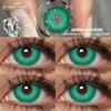 Eyeshare 1Pair Halloween Colored Contact Lenses for Eyes Lenses Red Eye Contacts Blue Eye Lens Cosplay Color Contact Lenses