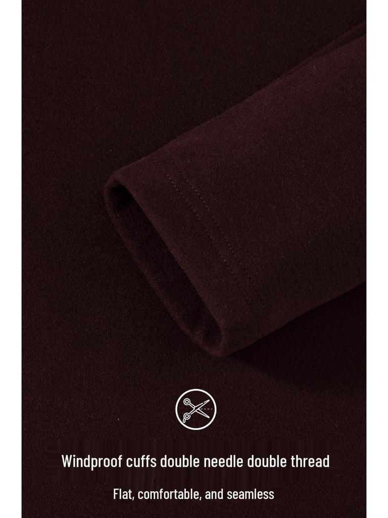 Women's Lyocell Brushed Fleece Slim Fit Long Sleeve Top for Autumn/Winter