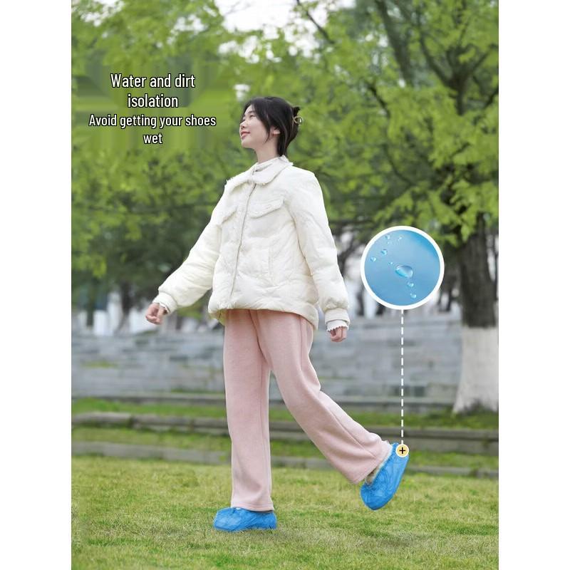 MARYYA Thick Disposable Shoe Covers (100-Pack)
