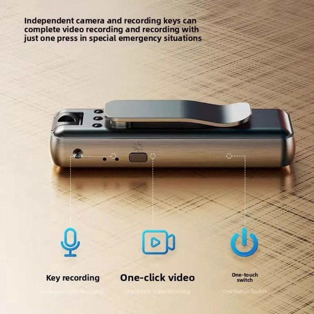 Chest Fixed HD Mini Camera Night Vision Portable Motion Camera Remote Monitoring