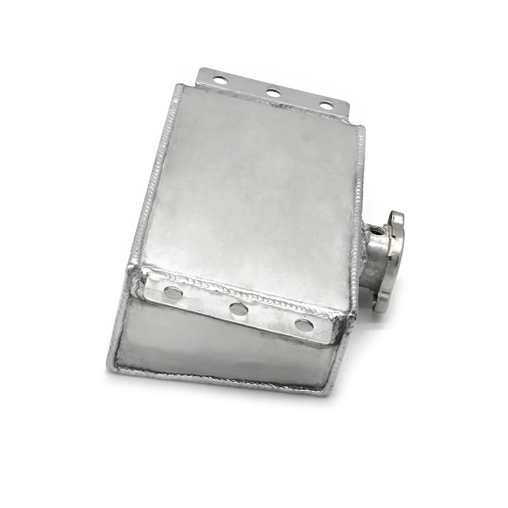 1L Aluminum Coolant Expansion Fill Tank Reservoir Oil Catch Can Fuel Surge Tank For Honda Civic 240SX WRX