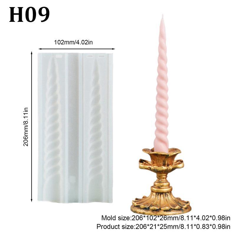 1 шт. спиральная коническая форма для свечей, коническая форма для изготовления свечей своими руками, силиконовая форма для свечей, форма для изготовления свечей, поворотная форма для свечей, силиконовая форма для свечей
