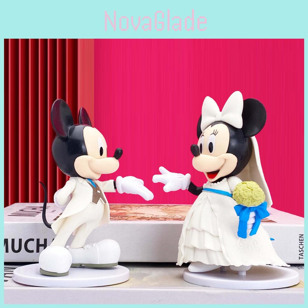 Adorable Disney Mickey Minnie Wedding Figures For Cupcake Decorating And Gift Baskets