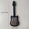 1PC 3-in-1 Stainless Steel Guitar Shaped Cheese Grater with Plastic Handle, Multifunctional Food Shredder