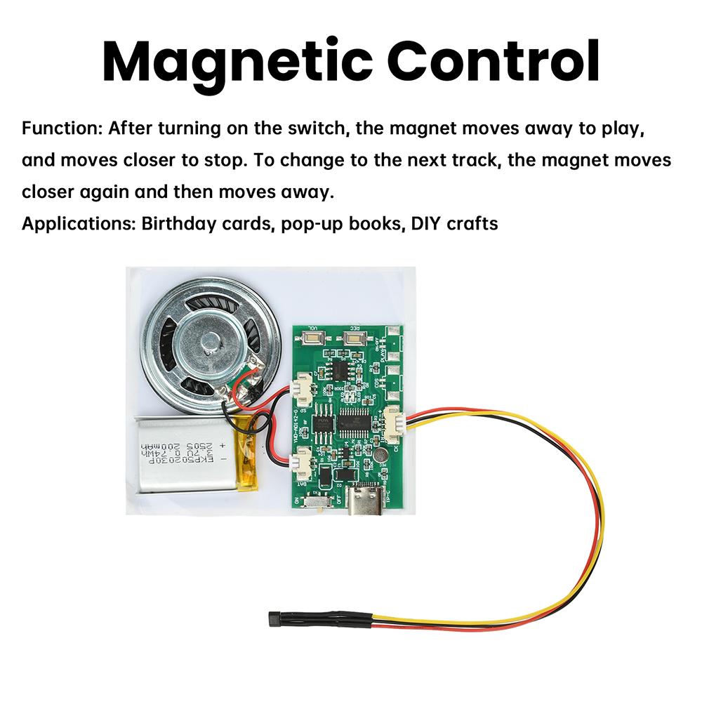 8M USB Recordable Birthday Card Music Voice Module Chip for DIY Voice Audio toy Greeting Card DIY  Electronic Kit