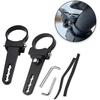 Wsays 1.75''  Side Roll Cage Bull Bar Clamps LED Light Mount Bracket Compatible With Ranger RZR Ace General Fit Arctic Cat YXZ Teryx ATV UTV