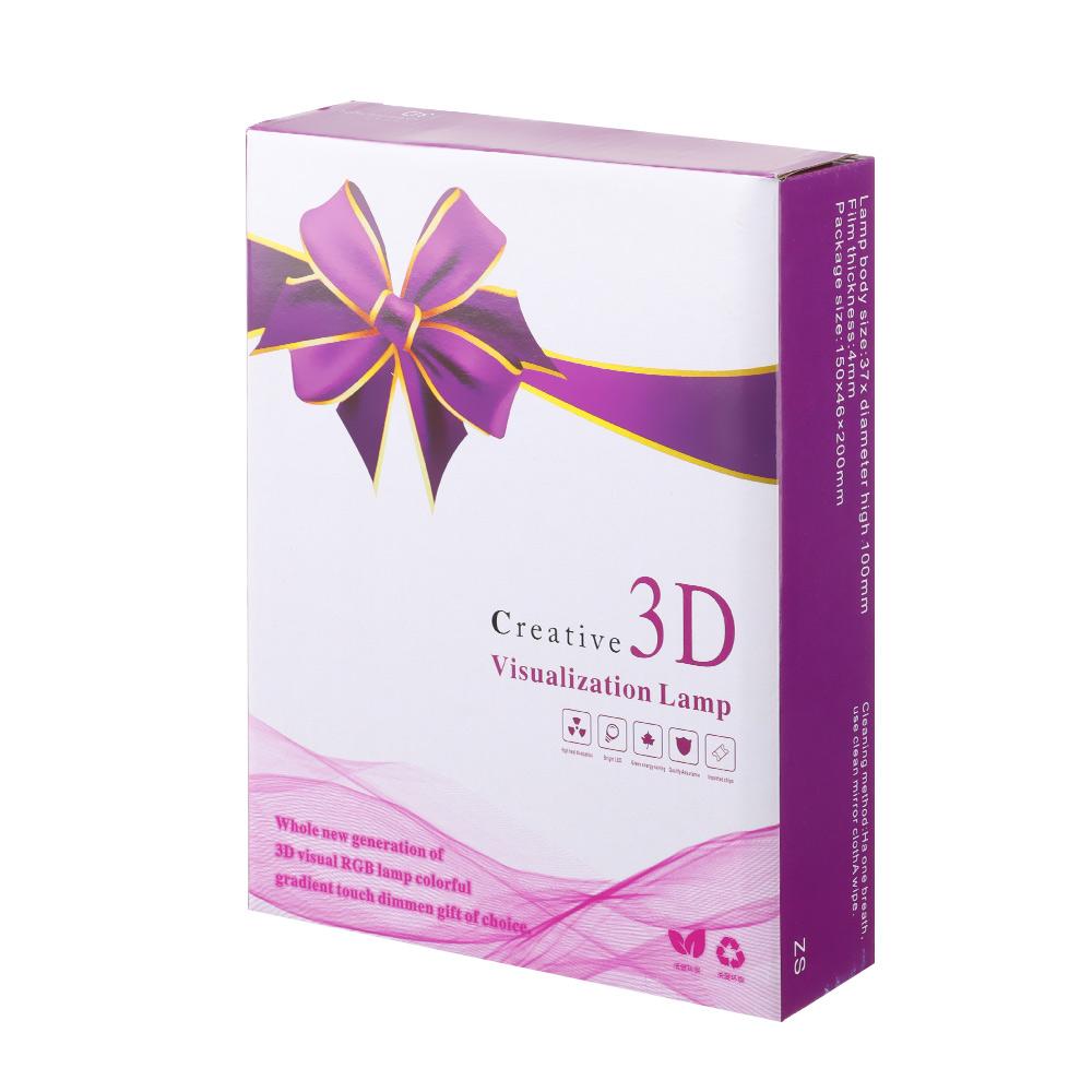 Day Gift Home Decor Acrylic LED Night Lights Luminous Table Lamp 3D LED Light Rabbit Heart Love