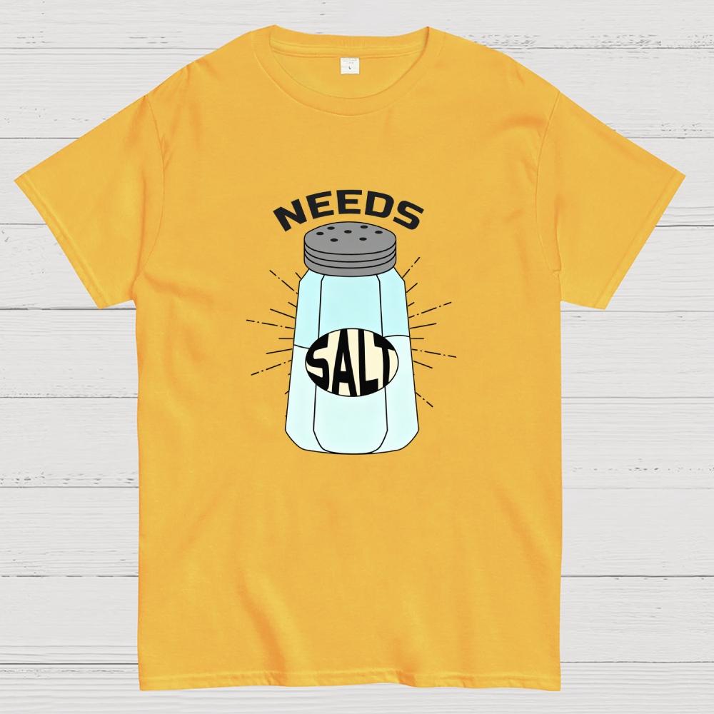 Needs Salt Cotton Casual Cool Loose T-Shirt