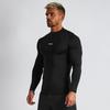 Muscleguys Mens Running T-shirts Autumn Compression Fitness Tight Long Sleeve Shirt Jogging Gym Sportswear Quick Dry Sports Rashgards