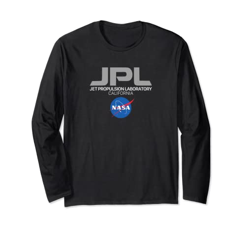 JPL - Лаборатория реактивного движения - Логотип НАСА Космическая футболка с длинным рукавом