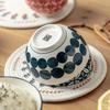 Японская посуда миска креативная керамическая суп рис фрукты бытовой набор кухонная посуда