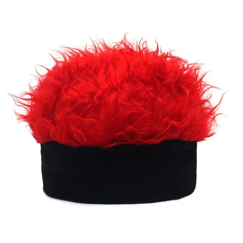 Забавные короткие шапки для волос для мужчин и женщин, хип-хоп, шапка-бини, парик, дышащая мягкая бейсболка для занятий спортом на открытом воздухе, парик для вечеринок