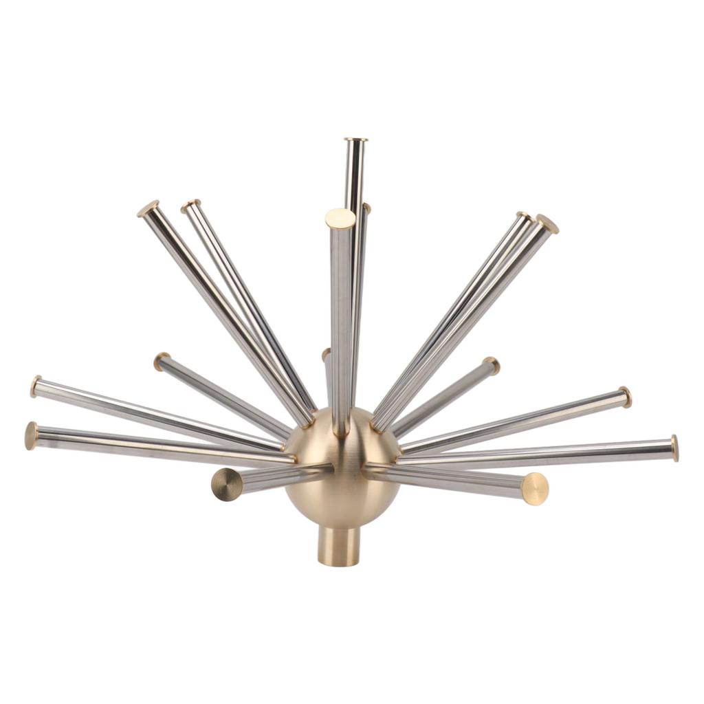 Fountain Nozzle Head Set G1 Inch Brass Stainless Steel Water Fountain Spray Head for Garden Pond