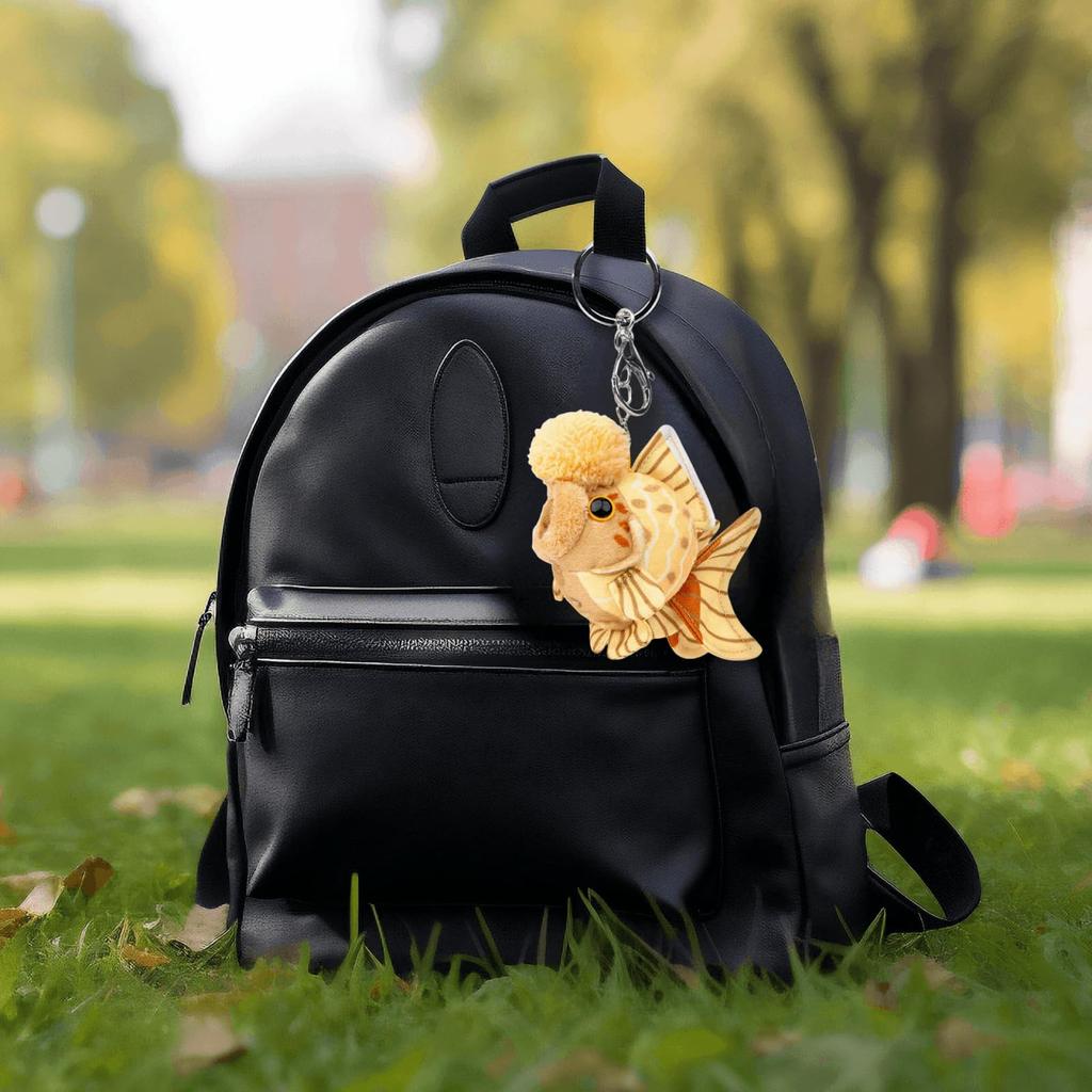 Lilizzhoumax Realistic Goldfish Plush Toy, Ornamental Fish Toy, Beautiful, Small, Cute Fish Toy, Bag Pendant Decoration, Christmas Decoration