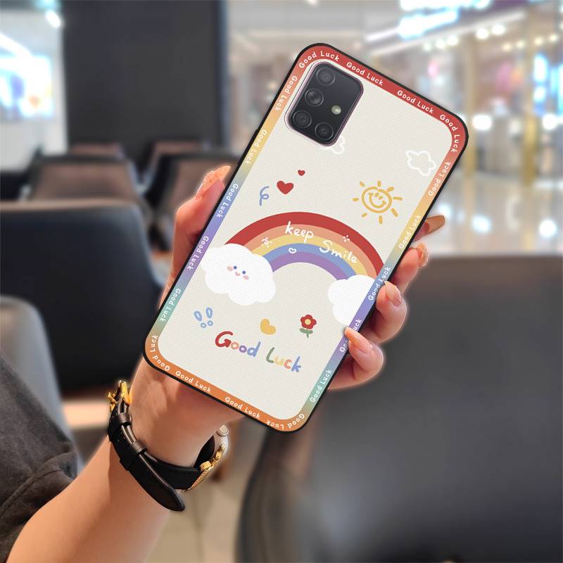 Водонепроницаемый чехол для телефона Samsung Galaxy A71/SM-A715F, милый мультяшный силиконовый, пылезащитный, грязеотталкивающий, полностью закрывающий TPU