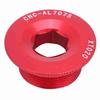 Crank Arm Bolt for Mountain Road Bike Bracket Cap M20*10 Crankset Screw BB Axis Screws Red