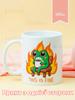 Mug Meme with Print Ceramic Cup This Is Fine 330 Ml