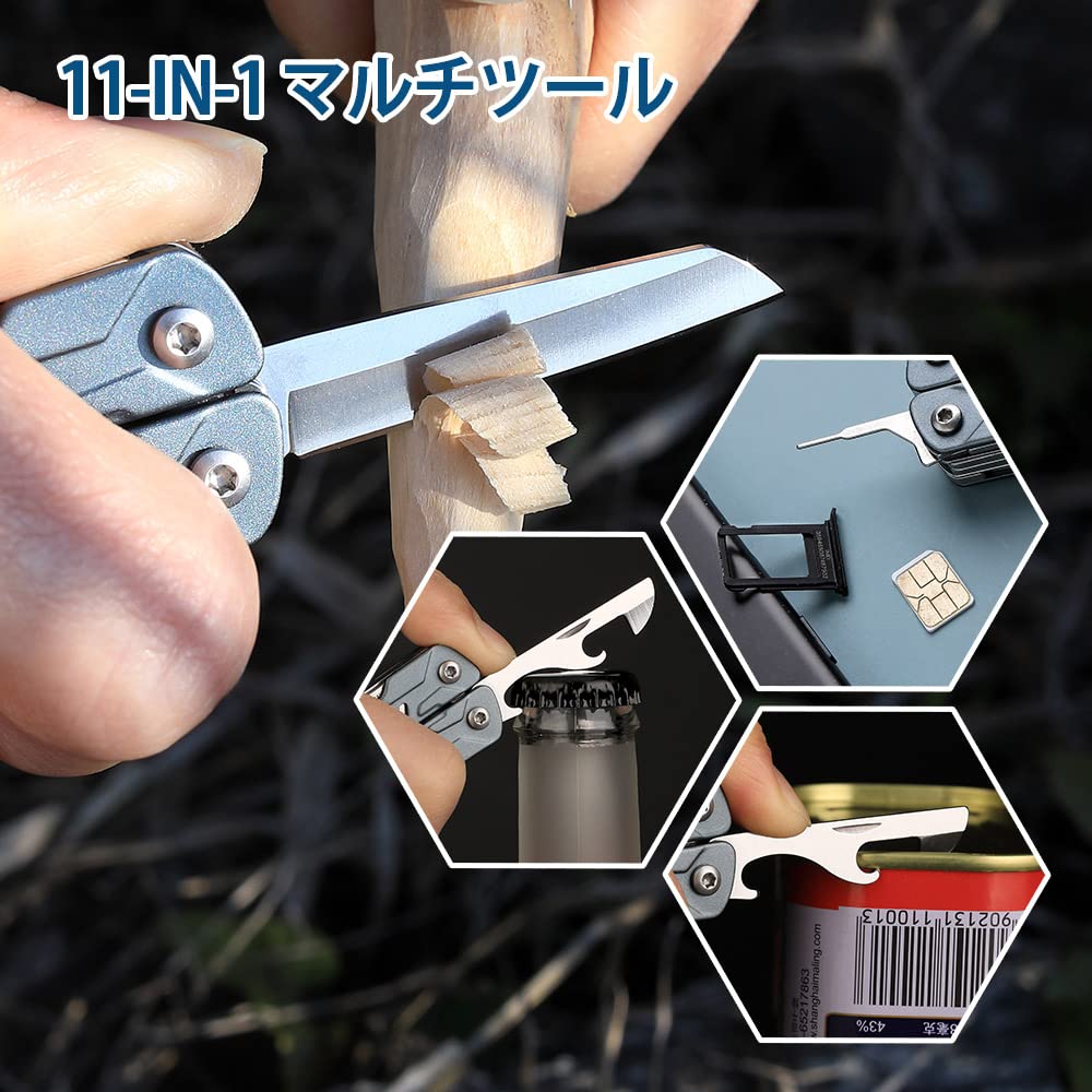 NexTool Mini Sailor Multi Tool 11 в 1 Многофункциональные плоскогубцы Нож для отвертки Консервный нож Ножницы для извлечения штифта SIM-карты Складные плоскогубцы Изготовлены из нержавеющей стали