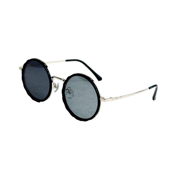 Round Polarized Sunglasses 1-9 Gears Adjustable Tint Sun Glasses with ND Filter Lenses for Men Beach Shady Fishing Driving