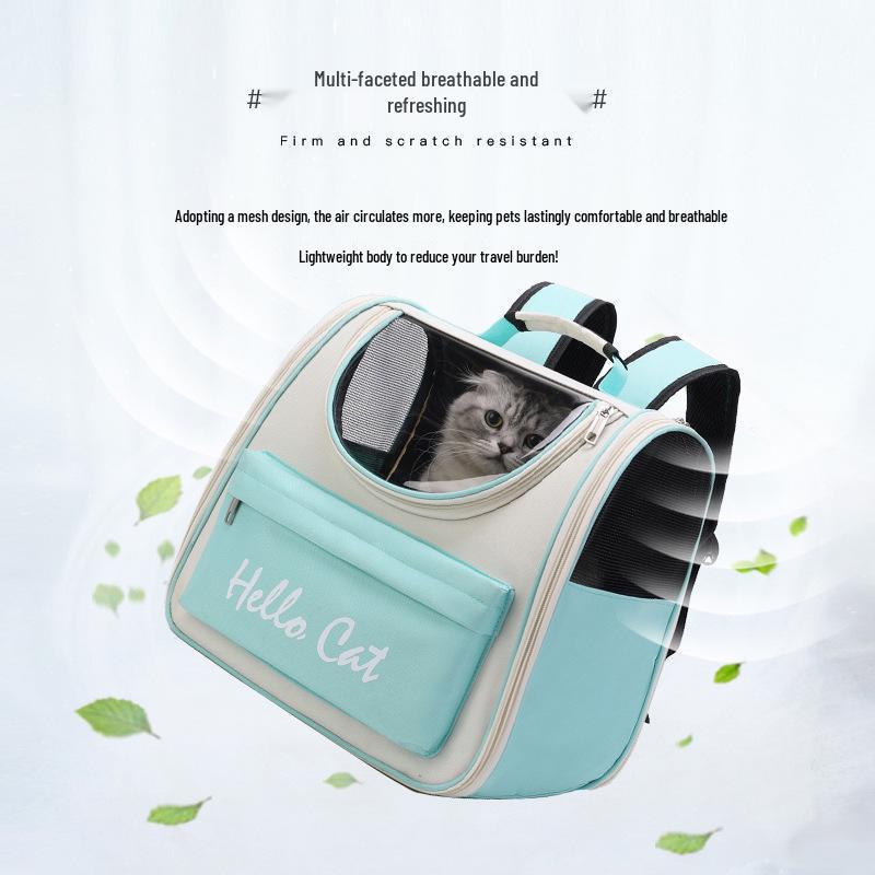 Versatile Extra-Large Pet Backpack for Cats & Dogs - Convenient, Portable, and Spacious for Outings
