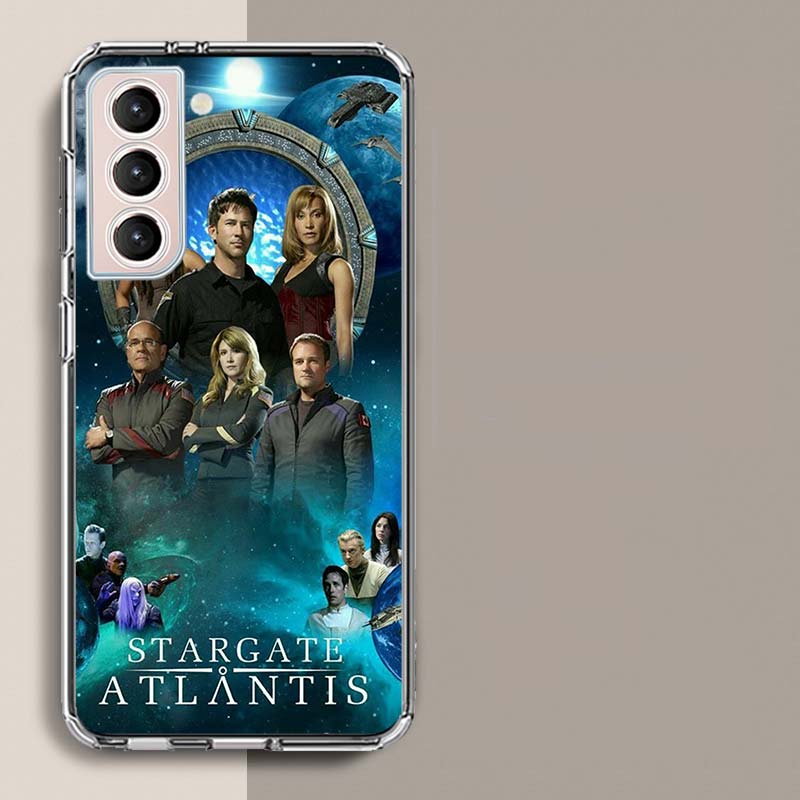 Чехол для телефона Stargate Atlantis для Samsung Galaxy S25 Edge S24 S23 FE S21 S20 S10 Plus S22 S26 Ultra Cover Прозрачные чехлы TPU Capa Sh