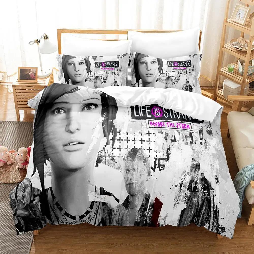 Game Life Is Strange Before The Storm Bedding Set Boys Girls Twin Queen Size Duvet Cover Pillowcase Bed Kids Adult
