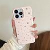Розовая Звезда Простой Чехол для Телефона Подходит для iPhone 17 16 15 14 13 12 11 Pro/ Max /Plus Противоударный Мягкий Чехол из Клейкого Риса