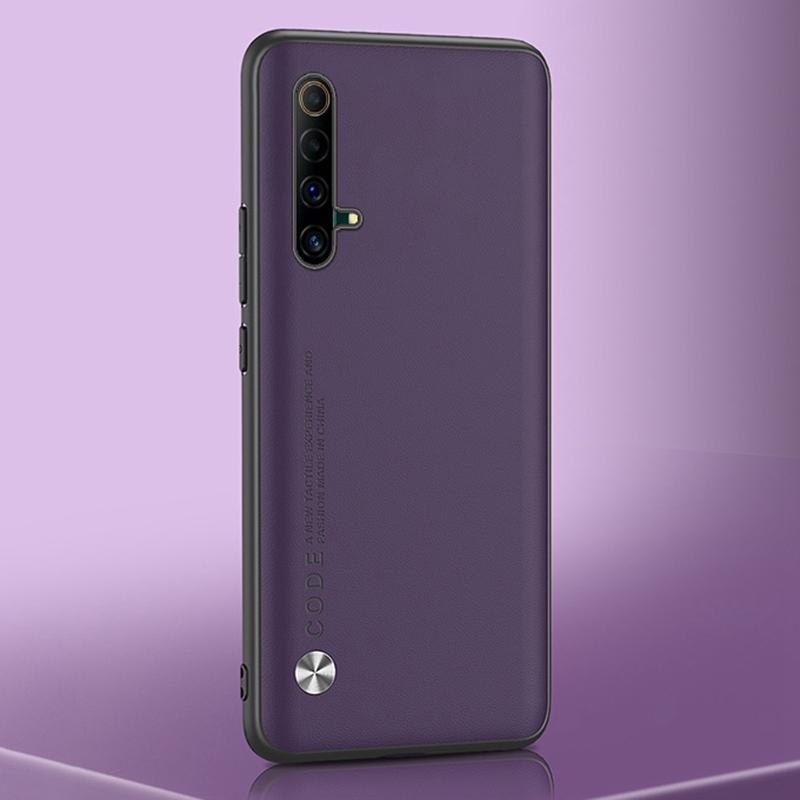 Роскошный чехол из искусственной кожи для Realme X3 SuperZoom, матовый чехол, силиконовый противоударный защитный чехол для телефона Realme X50 Pro 5G Coque