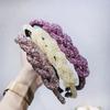 Handmade Sweet Hair Accessories Weaving Crystal Fashion Headband Hair Band Head Hoop Headdress