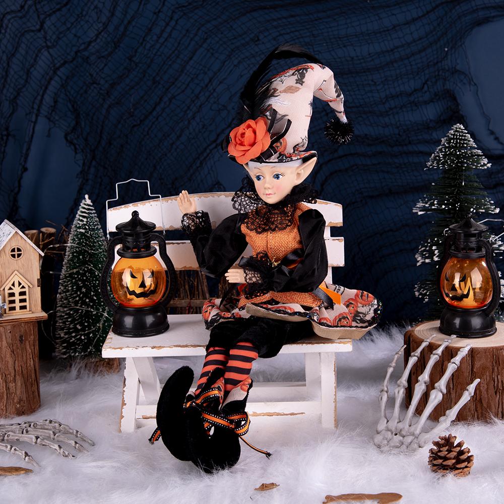 Новые подвесные игрушки-эльфы ручной работы, рождественские куклы, плюшевые украшения на елку, подарки на Хэллоуин, украшения на год