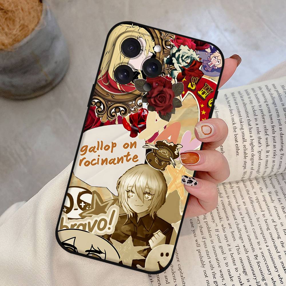 Чехол для телефона L-Lobotomy Corporation Game для iPhone 17 16 15 14 13 12 11 PRO MAX PLUS Mini, мягкий TPU, приятный для кожи