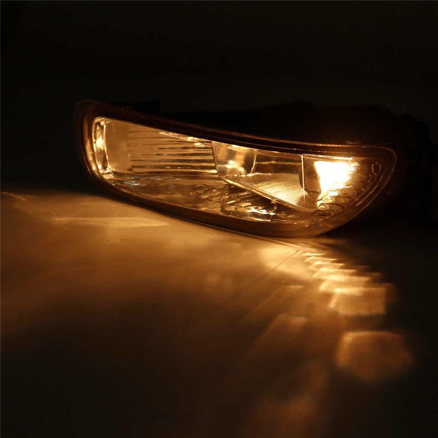 2x Автомобильные противотуманные фары переднего бампера с лампой Прозрачная линза Для Toyota Corolla 2003 2004