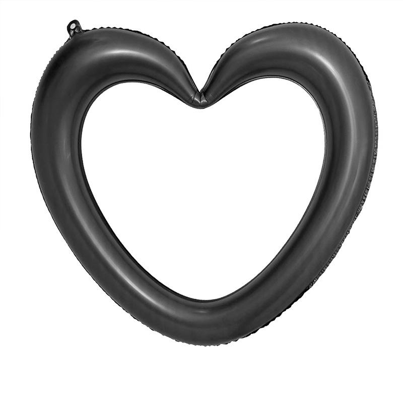 Love Balloon Decoration Hollow Out Big Love Photo Frame Aluminum Film Balloon Photo Props Boys And Girls Party Scene Arrangement