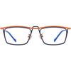 Unisex Retro Geek Multi-Color Titanium Myopia Glasses Frame