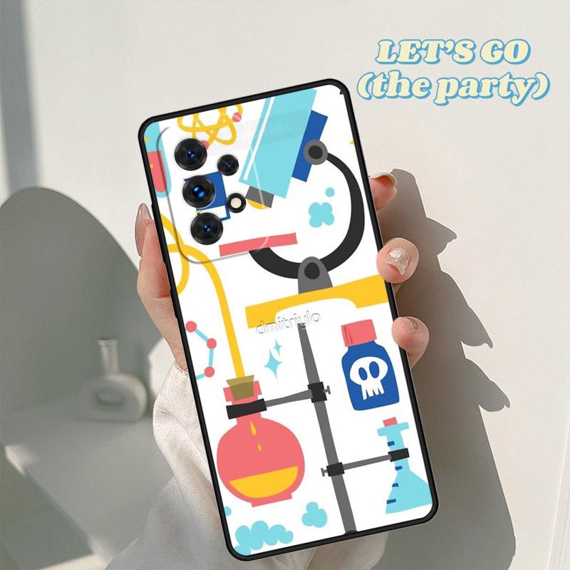 Иконка 'Научные исследования' чехол для телефона Для Samsung Galaxy A42 A31 A40 A51 A71 A32 A80 A91 A52 A72 A73 A20e A21S A50 A70 A11 A12 Чехол
