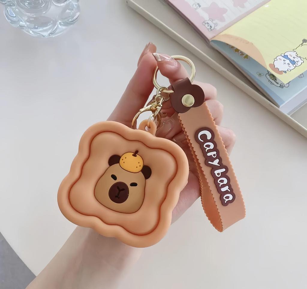 Adorable Capybara Silicone Coin Purse - Cute Cartoon Design for Kids