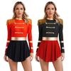 Women's Circus Cosplay Costume Long Sleeve Bodycon Mini Dresses Ringmaster Halloween Carnival Costumes Fancy Dress