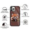 Животное Красная панда Милый чехол для телефона Для iPhone 16,15,14,13,12,11,Plus,Pro,Max,Mini Магнитная беспроводная зарядка Magsafe