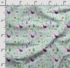 Soimoi Llama Alpaca Print,  Cotton Cambric, Quilting Fabric Sold by The Yard 42 Inch Wide, Medium Weight Cotton Fabric,