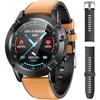 AGPTEK Montre Connectée Homme, Smartwatch Montre Sport, Bracelet Connecté Étanche IP68 Fitness Tracer Cardiofréquencemètre/Sommeil/P