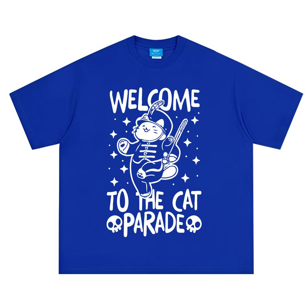Welcome To The Cat Parade Funny Tshirts Rock Band My Chemical RoUnisexce Tshirt Unisexs Clothing Cotton Casual Oversized Y2K Top